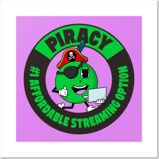 Piracy - The No. 1 Streaming Option Posters and Art